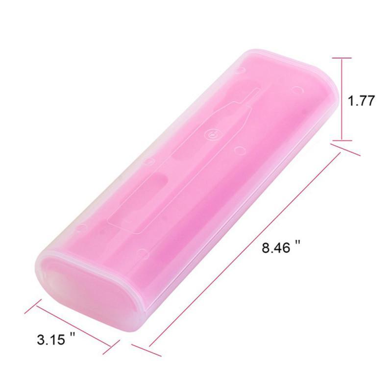 Product Introduction of New Case For Oral B Electric Toothbrush Portable Travel Box For Teeth Brush Heads Cap Breathable Healthy Toothbrush Storage Case 5
