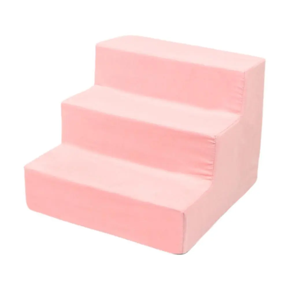 Dog Stairs Stable Washable Soft Non Slip Portable 90° Slope Dog Steps Multifunctional for Small Dogs and Cats High Bed Climbing