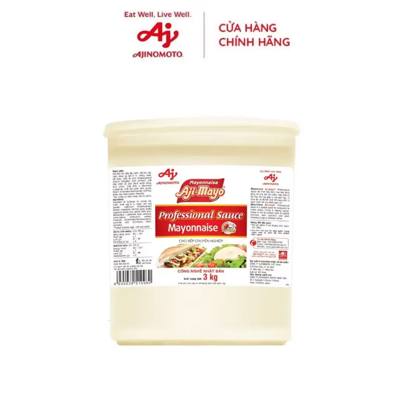 Sốt mayonnaise 3kg dùng cho nhà hàng 0