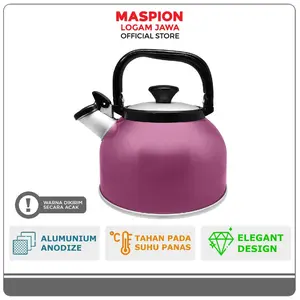 Maspion Rigoletto Anodize Whistling Kettle - Teko Alumunium