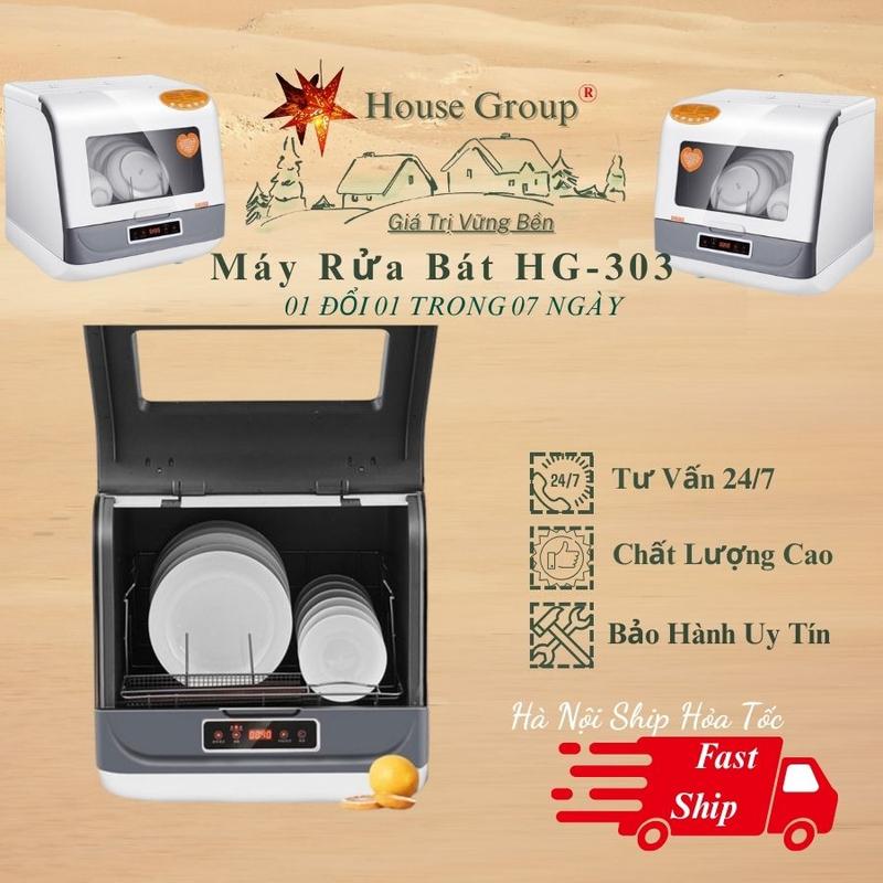  Máy Rửa Bát Chén Mini Có Nước Nóng Khử Khuẩn 