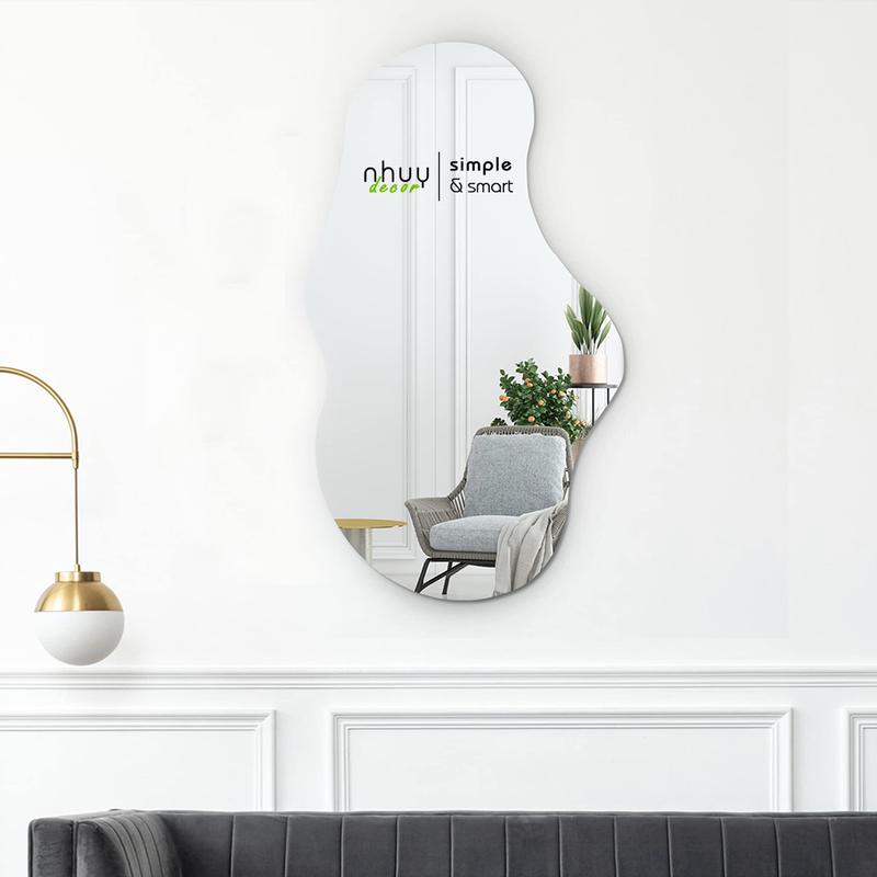  Gương soi toàn thân hạt đậu kích thước 70x40 treo tường cực xinh Decor Decor Phòng Trang Trí Nhà Gương Toàn Thân 