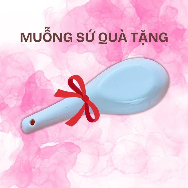 [QUÀ TẶNG KO BÁN] Muỗng Sứ Tráng Men - Dùng cho bút màu ma thuật 0