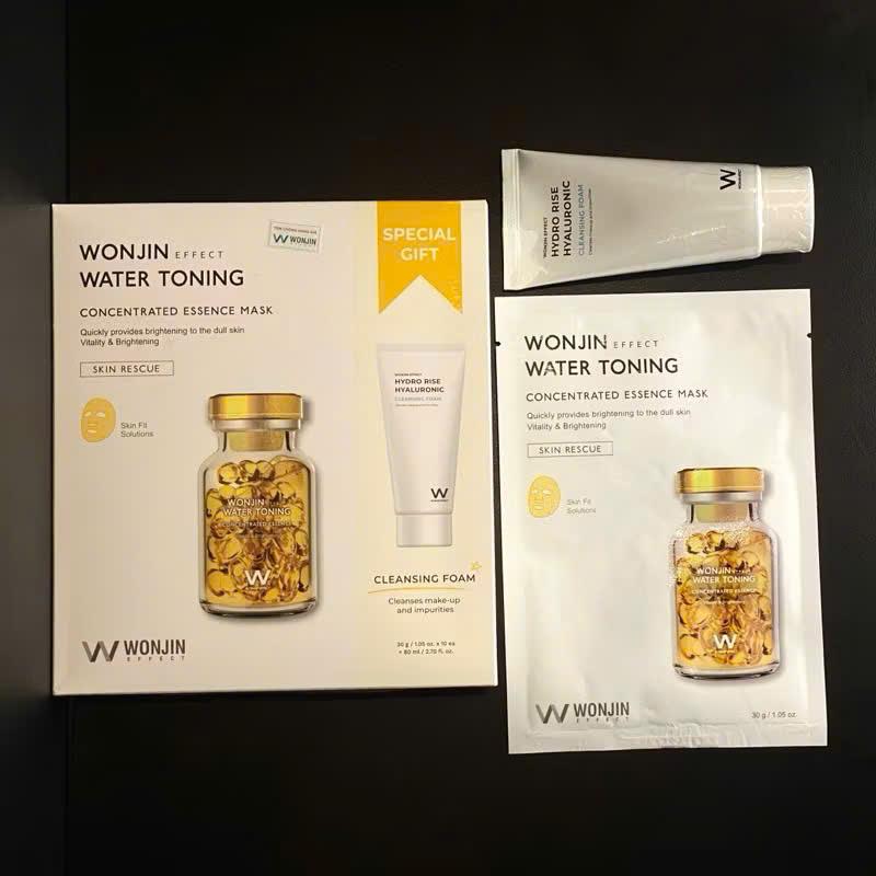 [ tặng kèm sửa rửa mặt] Mask Wonjin dưỡng trằng sáng da, cấp ẩm 2