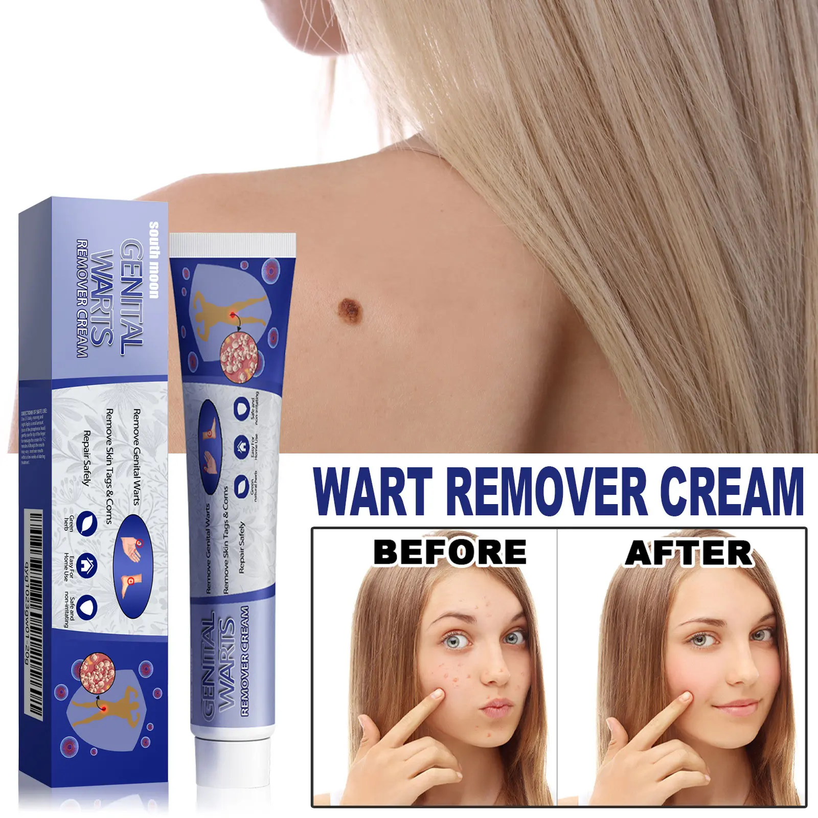 100% Original Brand South Moon Keyou Cream Gentle Repair And Cleansing Skin Body Face Care External Cleanser Cosmetic