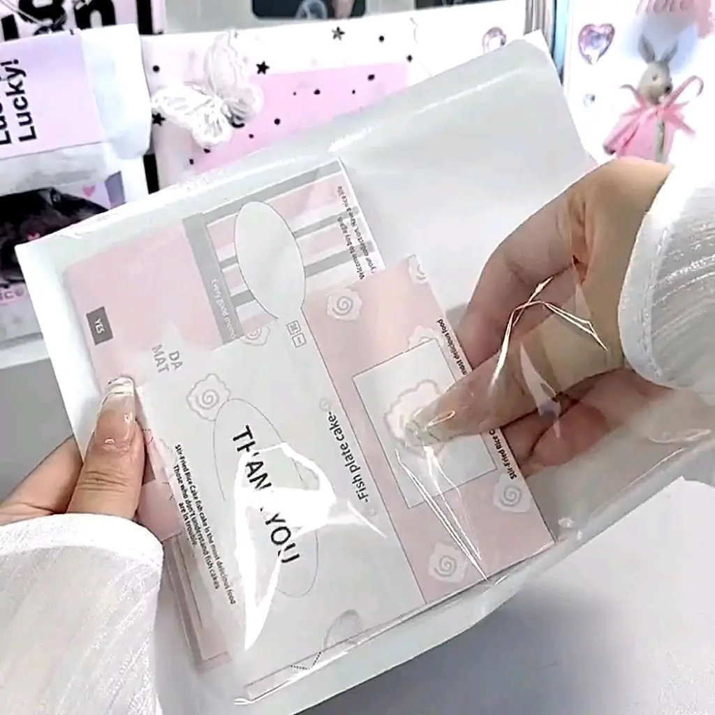 Sét 10 Túi Giấy Gói Trắng Trong Đựng Card