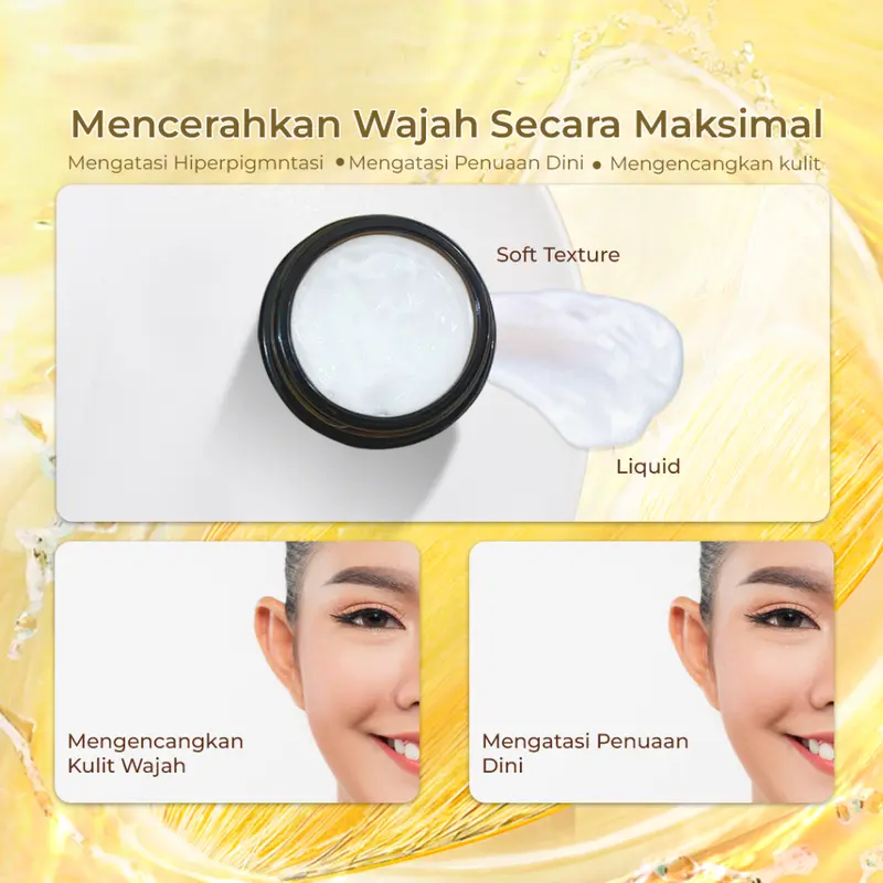 Tull Jye H Series Day Cream 20gram / Tull Jye H Series Night Cream 20gram Kulit Wajah Cerah dan Awet Muda Setiap Hari - For All Skin Type 2