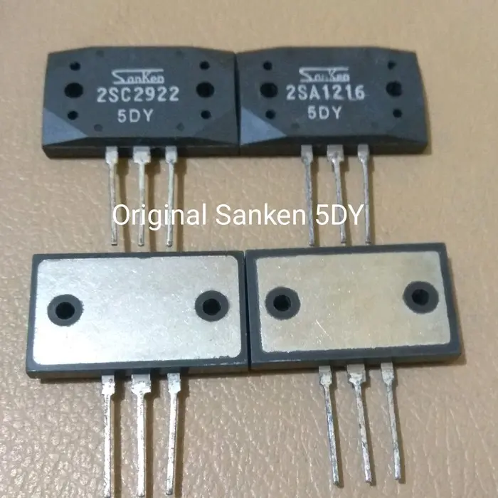 Sanken 5DY 2SC 2922/ 2SA 1216 Original Asli Perpasang