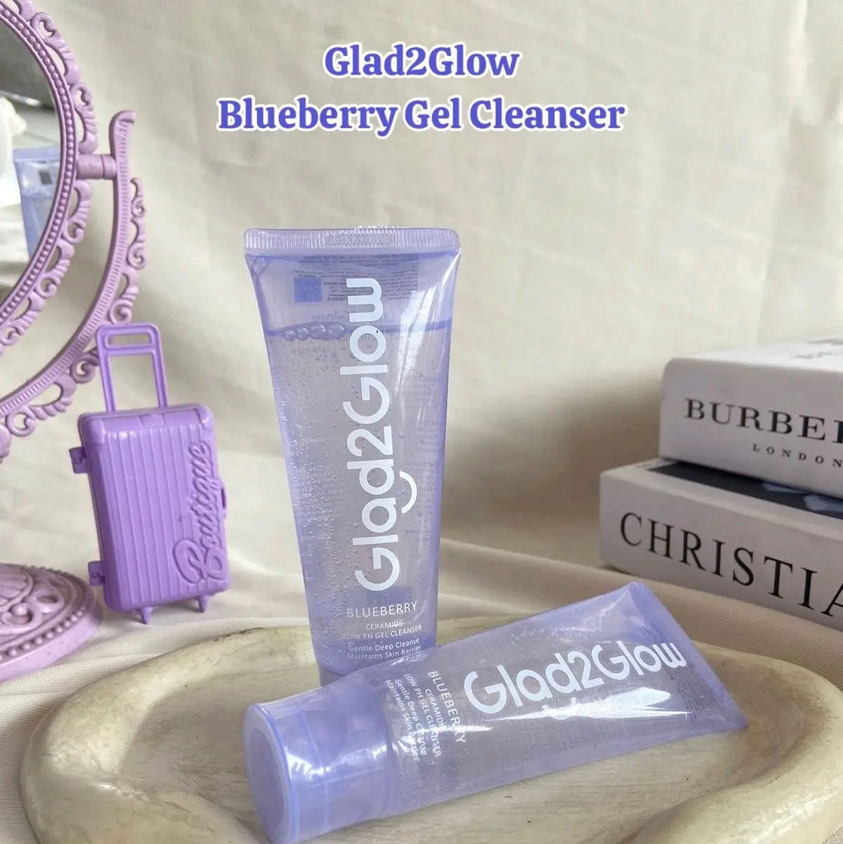 Glad2Glow Blueberry Ceramide Low pH Gel Cleanser