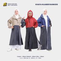 Gambar Hooflakids - Jas Hujan Ponco Tebal Anak Hijaber Gamis Perempuan Syari - Merah - Hitam, S dari HooflaKids_NEW Kab. Bandung 1 Tokopedia