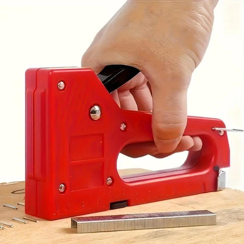 Handheld Stapler with Staples, Handheld Stapler Tool, Specialty Hand Tools for Crafting Enthusiasts and Homeowners, Great for Repairs and Decorations