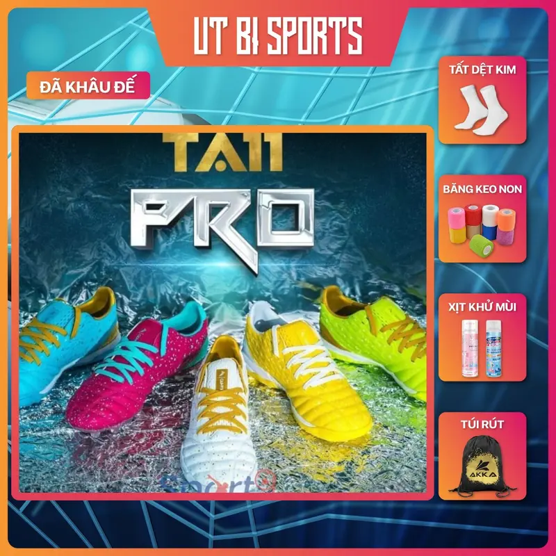 Giày Bóng Đá Kamito TA11PRO [ Quà Tặng 4 Món ] Sneaker Sport Cao Su 0
