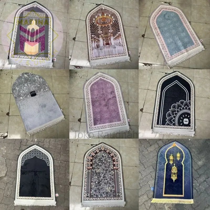 Sajadah Kubah Midi Motif Turki Anti Slip 55x105 cm