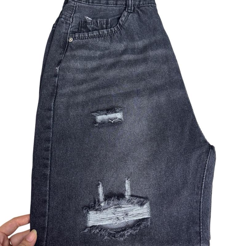QUẦN JEAN BAGGY Mã 3189 BIGSIZE 58-88kg Nữ Women Pants Có Túi Denim Khuy 4