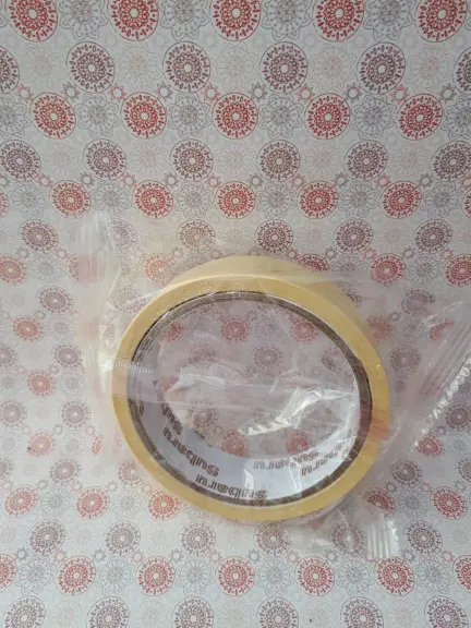 Lakban Kertas SUBARU 1inch 24mm 20yard/Masking Tape/Isolasi Kertas 0
