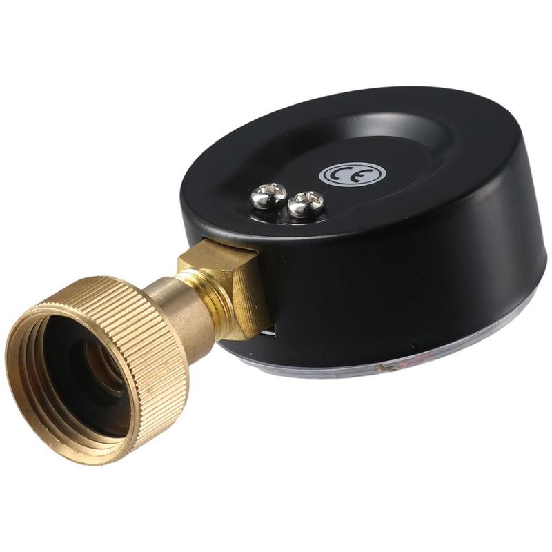 Stainless Steel Case 0-200 Psi Water Pressure Test Gauge 2.5" Dial Size 3/4" Female Thread Digital Display Manometer Dual Scale Dial Gauge House Tube 8