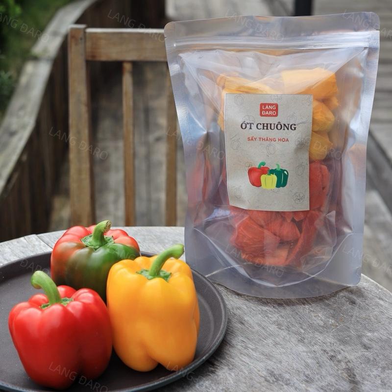 Ớt chuông ngọt sấy thăng hoa [Đaro Food] - Snack vitamin, không gia vị, túi 100gr 0