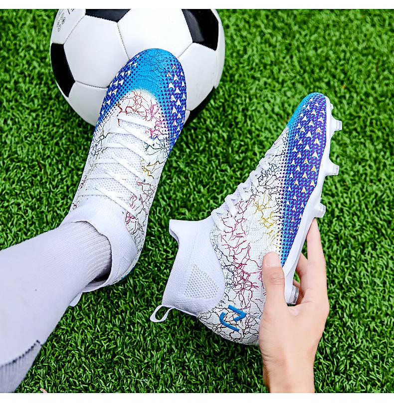 Product Introduction of Spot Spot Sneakers TF Broken Nail AG Firm Ground Soccer Shoes Sneaker Teenagers Men and Women Non-Slip Combat Training Shoes 23