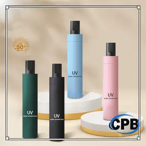 Payung Lipat Anti UV / Payung Buka Tutup Anti UV Non OTOMATIS / payung matahari hujan atau cerah / Payung Lipat  Jumbo Mini Korea