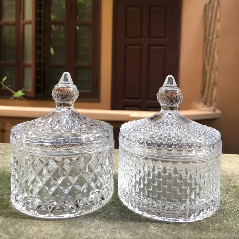 Thố Mứt Thủy Tinh Kim cươnġ, Hũ Thuỷ tinh đựnġ Mứt (nhiều mẫu) 8