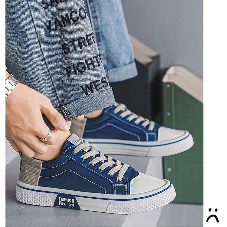 Giày Nam, Giày Sneaker Nam Chất Vải Canvas Phong Cách Hàn Quốc, Thời Trang, Thoáng Khí, Siêu Nhẹ (K120) 7