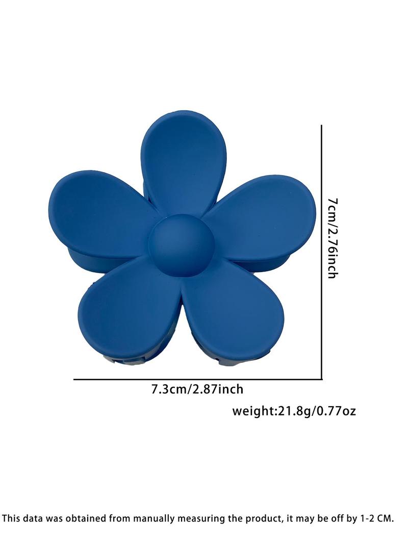 Product Introduction of Simple and Cute Flower Design Hair Claws, Summer 2024 Hair Accessories for Women for Party, Daily Clothing Decor, Minimalist Headwear Suitable for Thick Hair,  Gifts for Girlfriend 6