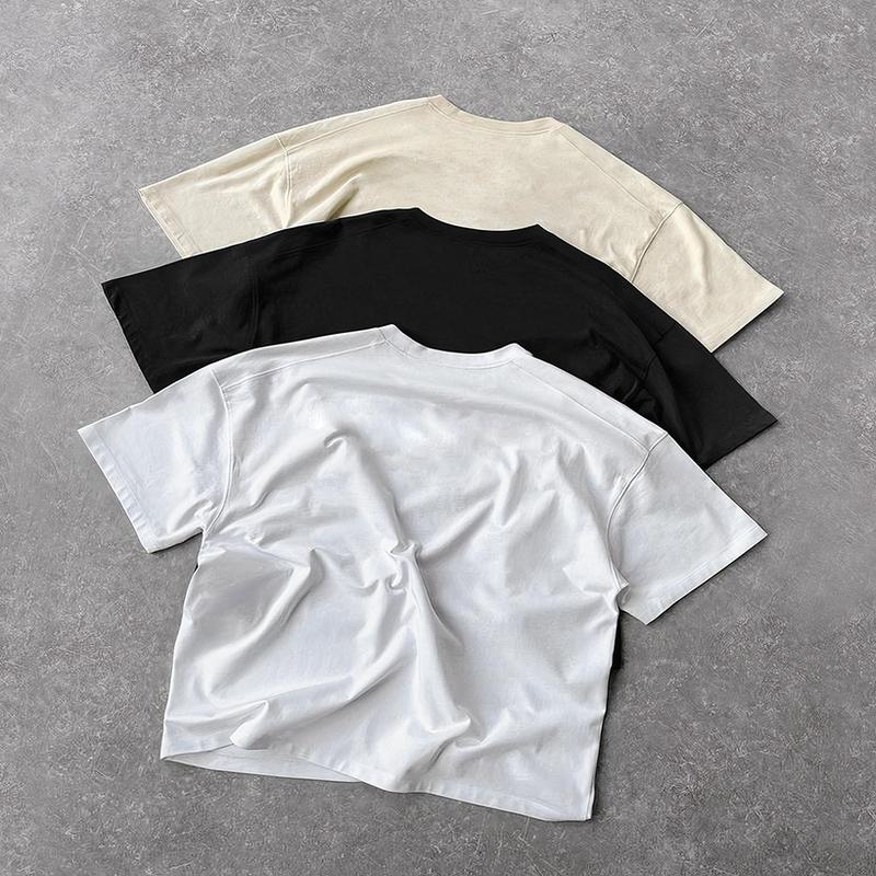 Product Introduction of BOXY TEE 3 COLORS VER2-Áo Thun Trơn Form Boxy Cubis Label Menswear Cổ Tròn aothun basic 17