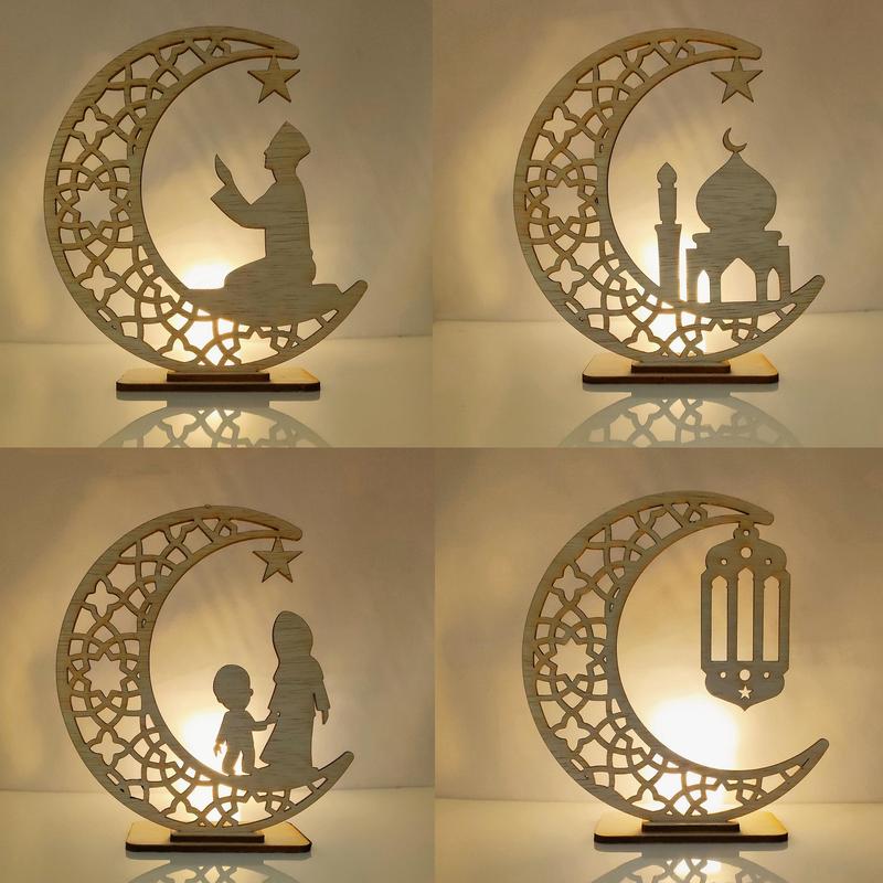 lampu lebaran idul fitri dekorasi lilin ramadhan ornament bulan 0