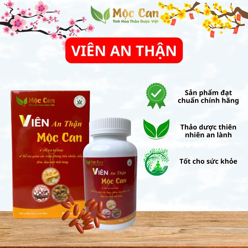 (TẶNG 01 Hộp Trà) VIÊN AN THẬN MỘC CAN_ Hộp 60 Viên sử dụng tiện lợi 1