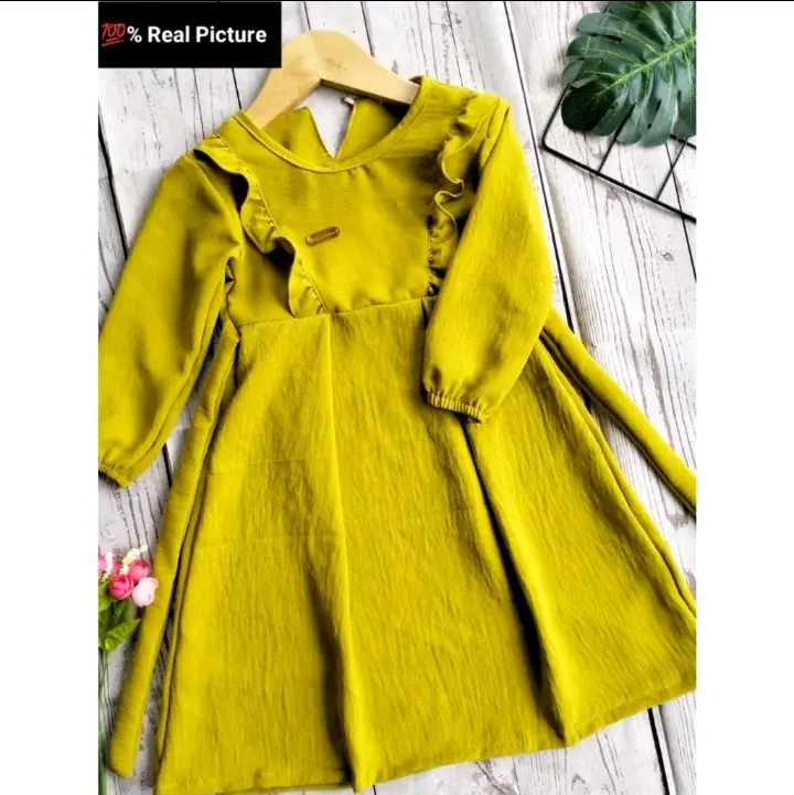 Gamis Anak Adiba/ Gamis anak crinckle air flow premium/Gamis anak 1-9tahun/Gamis anak terbaru 2023 1