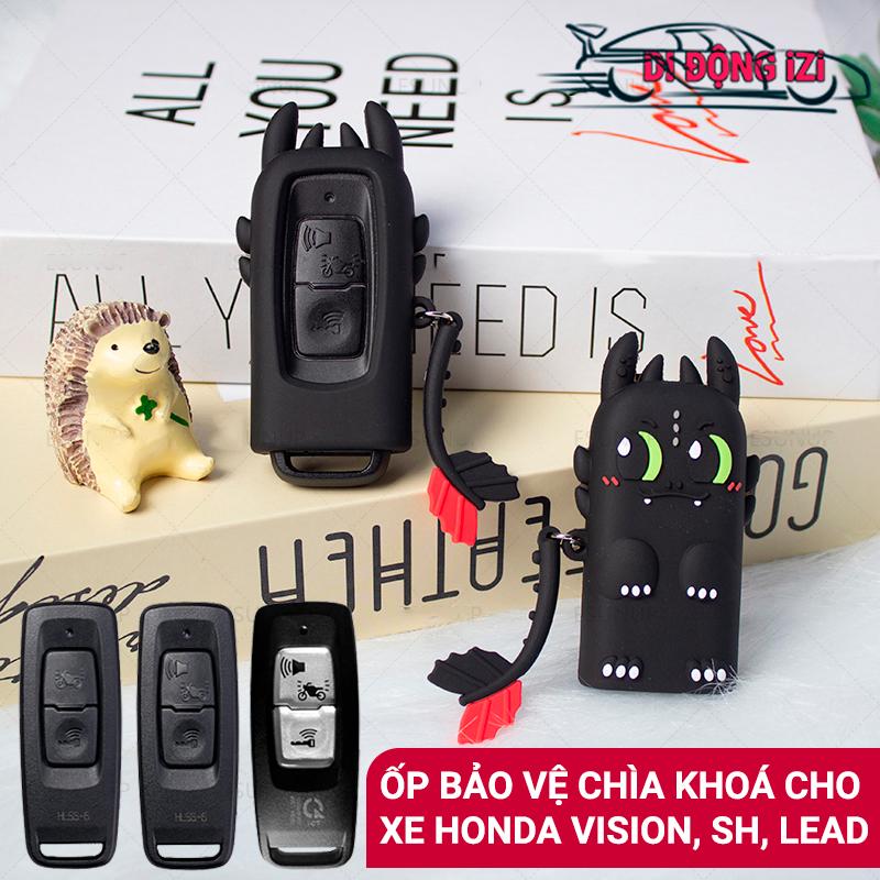 Ốp Chìa Khoá Xe Máy Smartkey, Dành Cho Lead, Vision, Pcx 160, Vario 160, Scoopy 2023, Click 125/ 160, SH Mode 2024/ 2025/ 2026 Móc Khoá Nhân Vật Hoạt Hình
