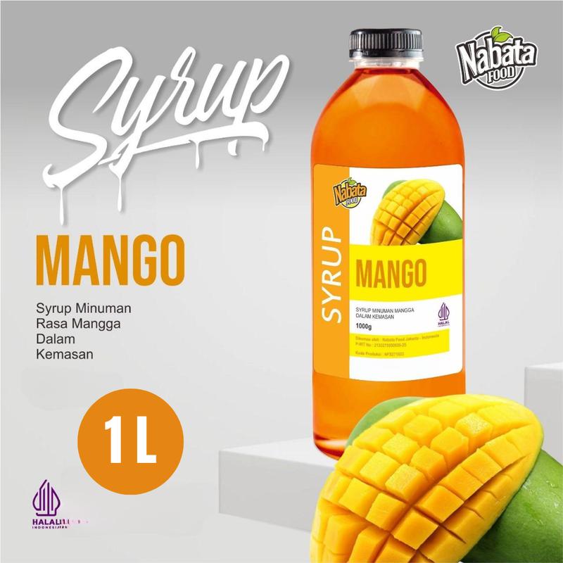 Product Introduction of Nabata Food Sirup Mangga 1 liter Syrup Mango Fruity 0