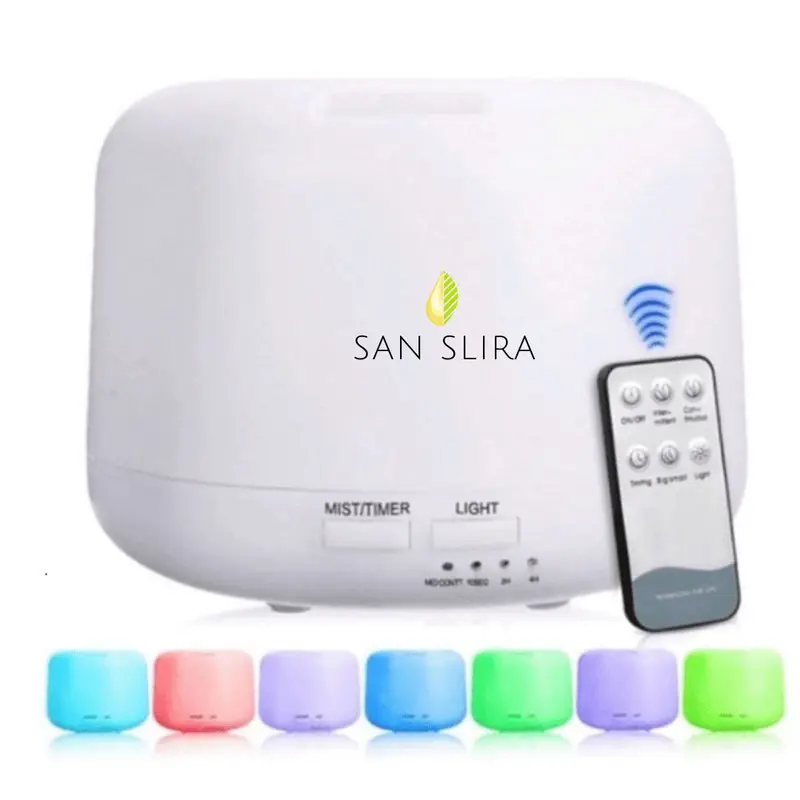 Paket Diffuser + essensial oil immune booster 10ml Humidifier  alami theraperutic grade Aromatherapy 2