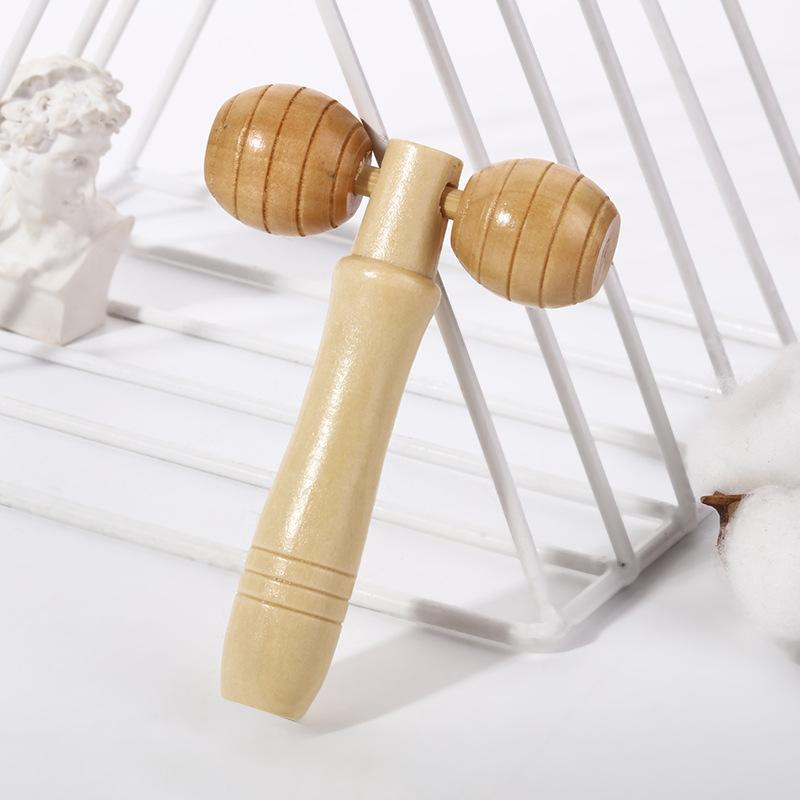 Máy Massage Thủ Công Tay, Búa Mát Xa Con Lăn Gỗ Cầm Tay, Để Mát Xa Các Huyệt Mặt Và Kinh Tuyến, Dụng Cụ Mát Xa 1