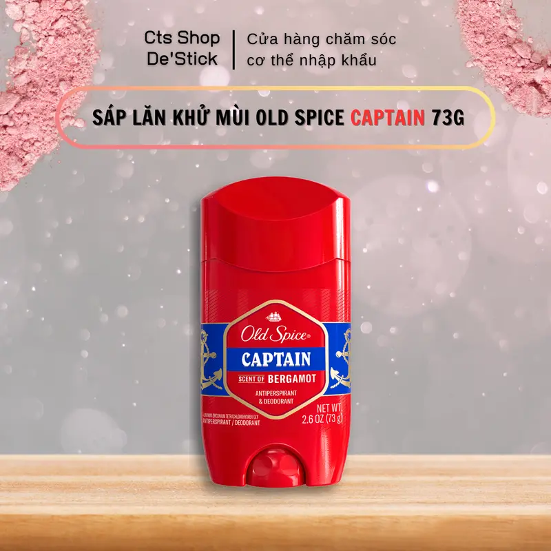 Sáp lăn khử mùi Oldspice Captain 73g - New Look 2023 Khử Mùi Hôi 1
