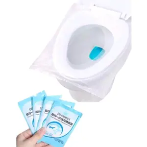 Plastik Travel Toilet Duduk Sekali Pakai Seat Cover Toilet Disposable