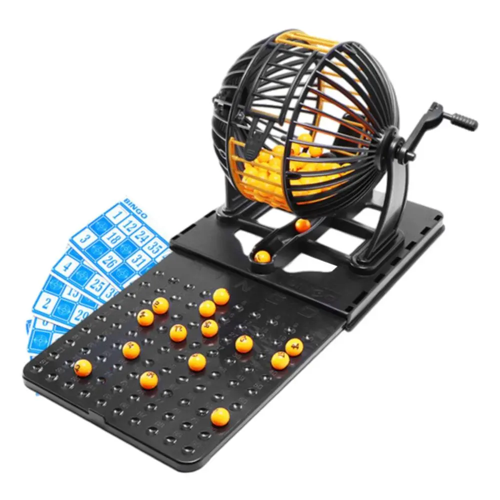 Bingo Lotto Game Bingo Machine Toy Reusable Classic Fortunate Number Lucky Ball