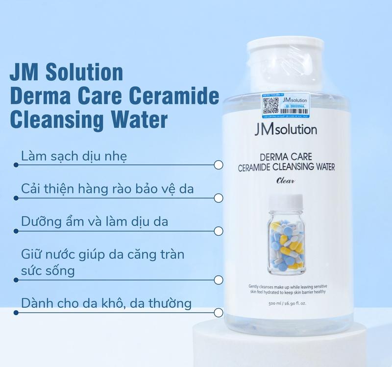 Nước tẩy trang JM Solution Cleansing Water 500ml Cosmetic 5