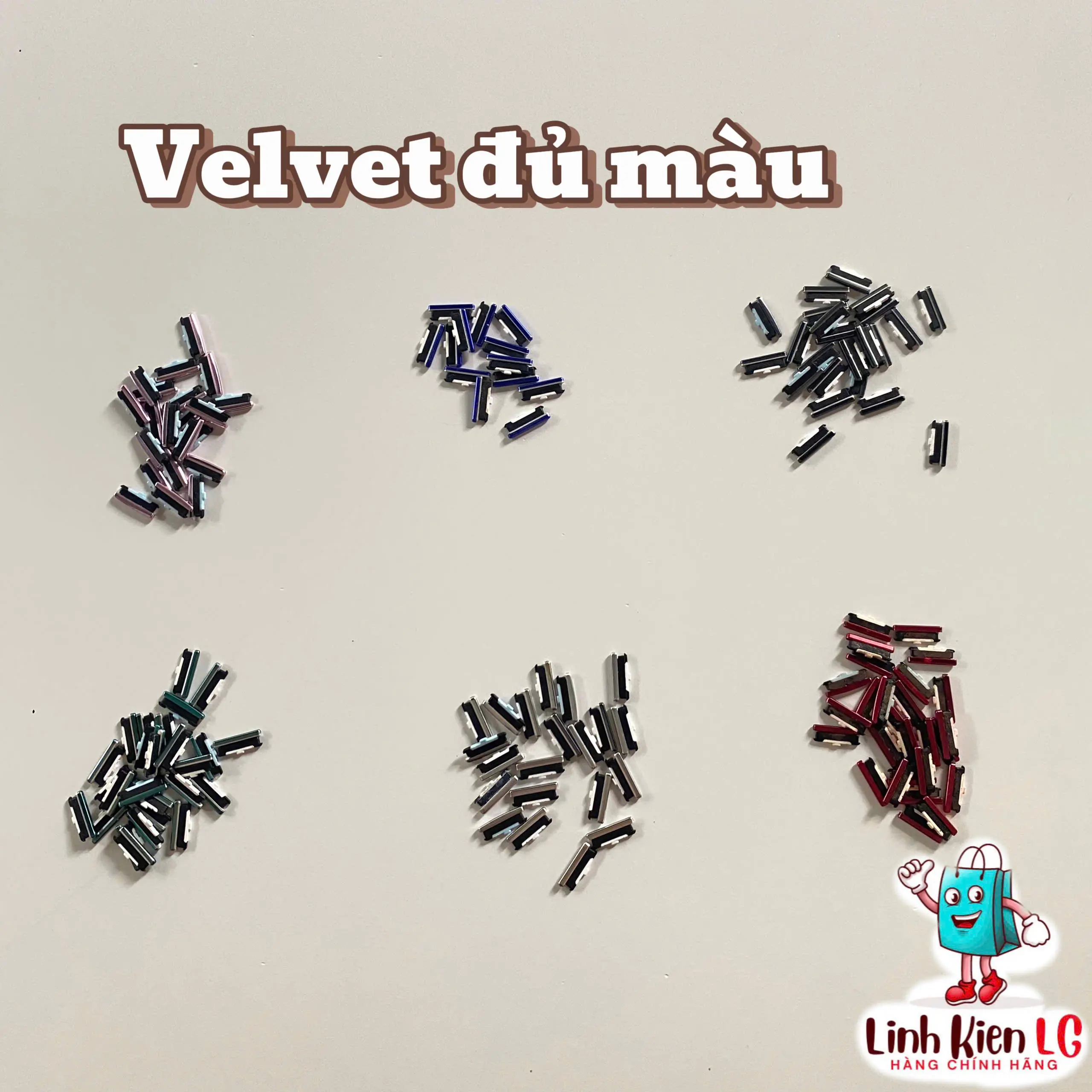 LG - Bộ nút thay thế cho LG Velvet phím nguồn, tăng giảm âm lượng, google assitant