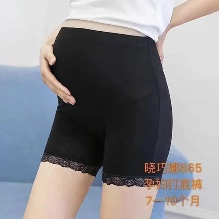 Quần đùi mặc bên trong váy cho bà bầu có chun