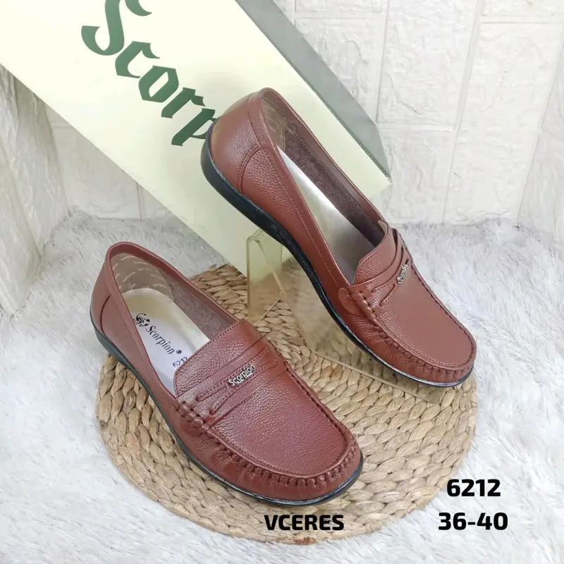 SEPATU KULIT ASLI WANITA SCORPION 6212 1