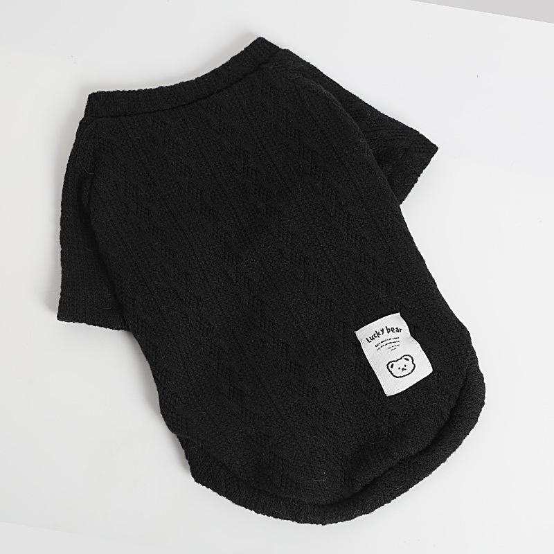 Product Introduction of Pet Dog Clothes Cute Waffle Dogs Vest Shirt Puppy Clothes Pet Cat Dog T-Shirt Clothing Spring Summer Cartoon Costume Pet Supplies 20