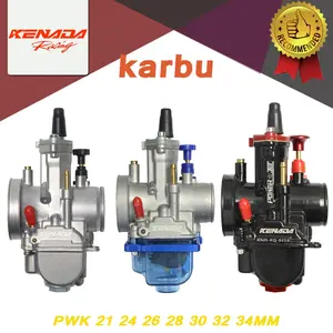 KENADA RACING Karburator Karbu PWK 21 24 26 28 30 32 34mm BLUE BLACK   KX 85 Ninja R RR Universal THAILAND kx85 pilot jet main jet NEW!!