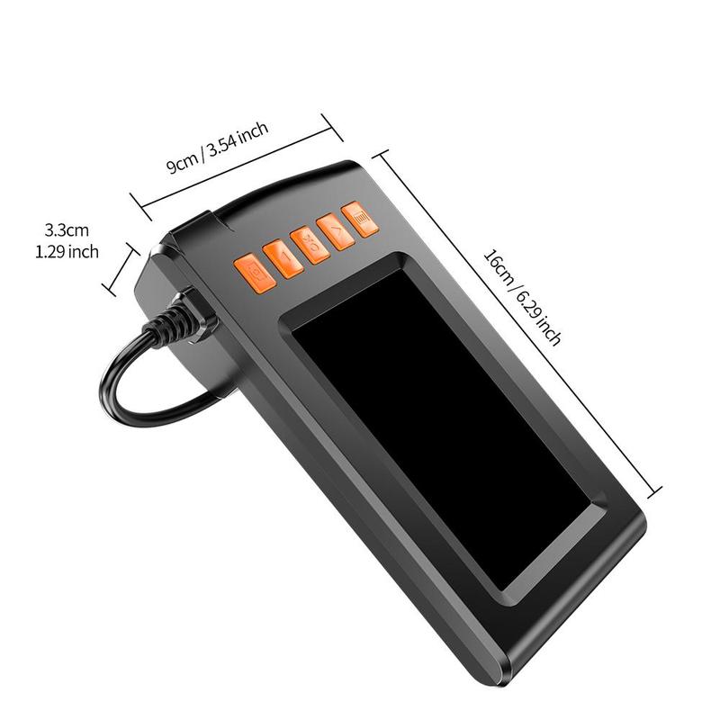 4.3-inch Screen Dual Lens Industrial Endoscope, 1 Count 1080P IP67 Waterproof Car Engine Inspection Tool with Hook, Multifunctional Car Inspection Tool 1