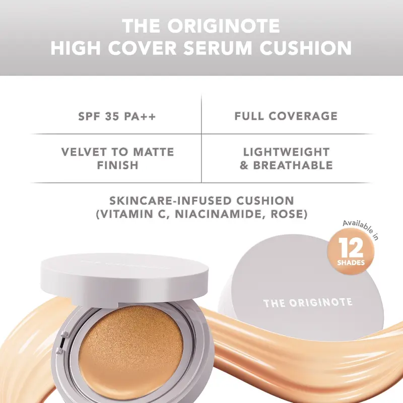 The Originote High Cover Serum Cushion Concealer 1
