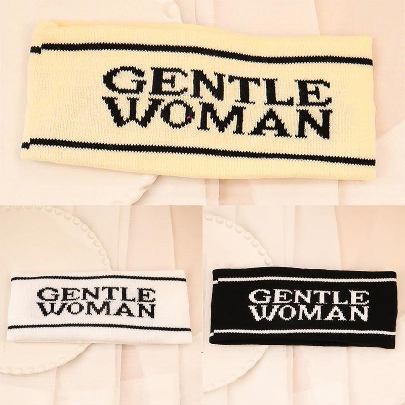 Product Introduction of Ikat Rambut Sukan, Gentlewoman Hitam, Mudah dan Serba guna, Anjal, Bergaya, dengan Rekaan Huruf, untuk Wanita, H3Y9 22