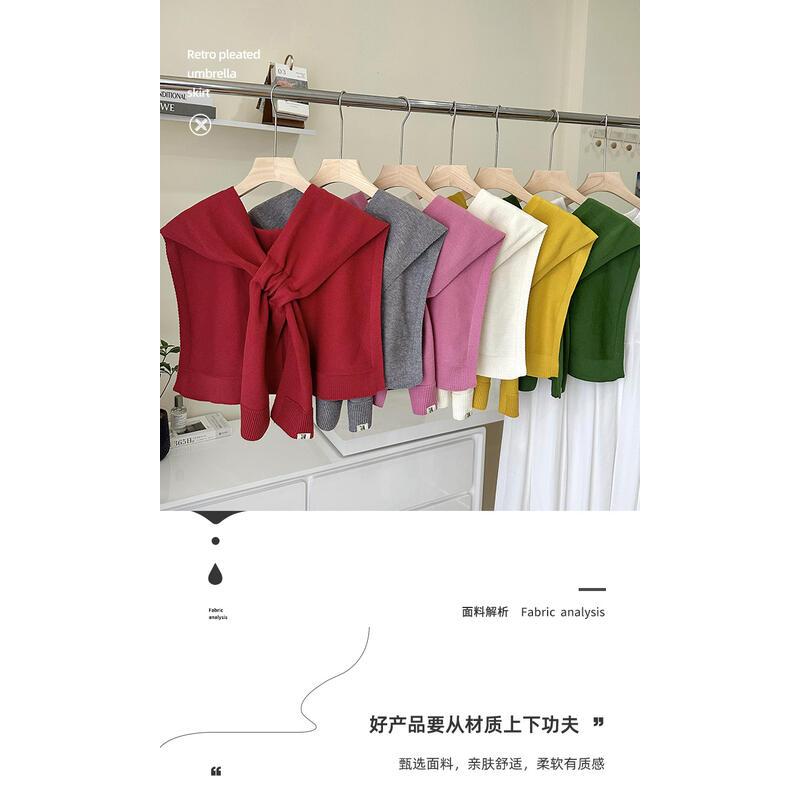 Product Introduction of Khăn Quàng Choàng, Trang Phục Nữ, Hàng Mới Về Năm 2025, Sọc Dệt Kim, Nhỏ Và Mỏng, Thích Hợp Cho Mùa Xuân Và Mùa Thu, Cao Cấp, Có Thể Dùng Làm Áo Len Phù Hợp, Áo Khoác, Khăn Quàng Cổ 1