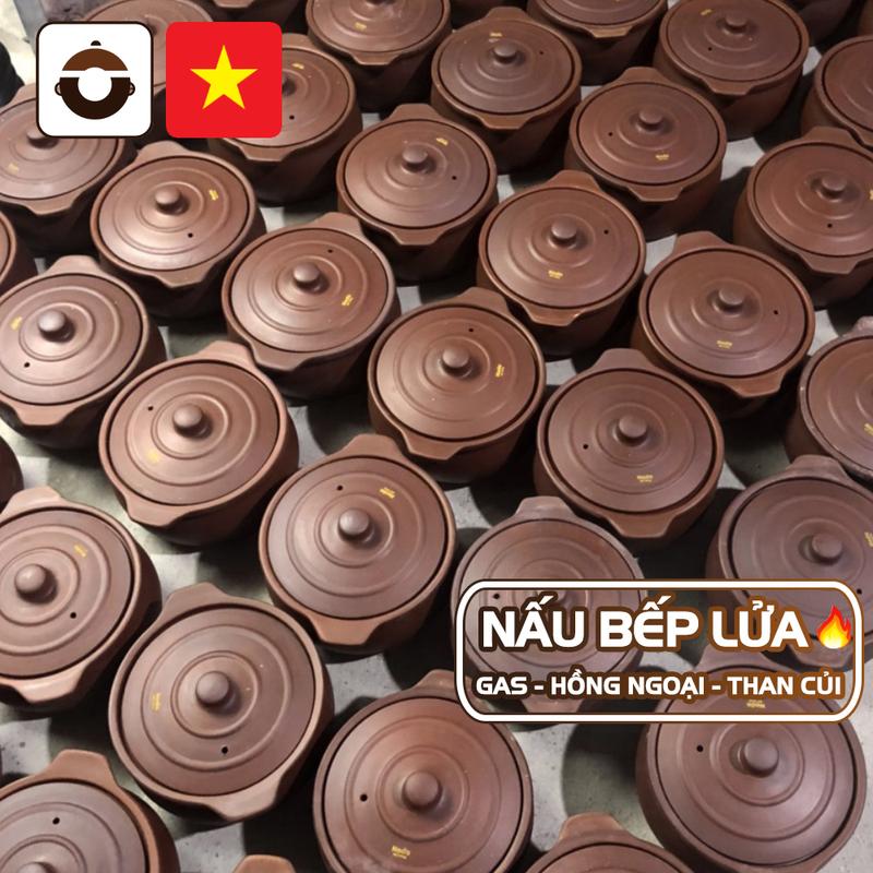 Nồi đất NodaCook 3 lít - Nấu Bếp Gas | Than củi | Hồng ngoại - Màu đất nung
