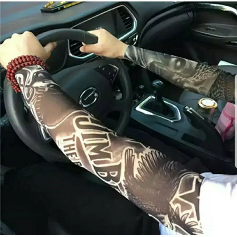 Manset tangan / handsock sarung lengan panjang motif tato 2