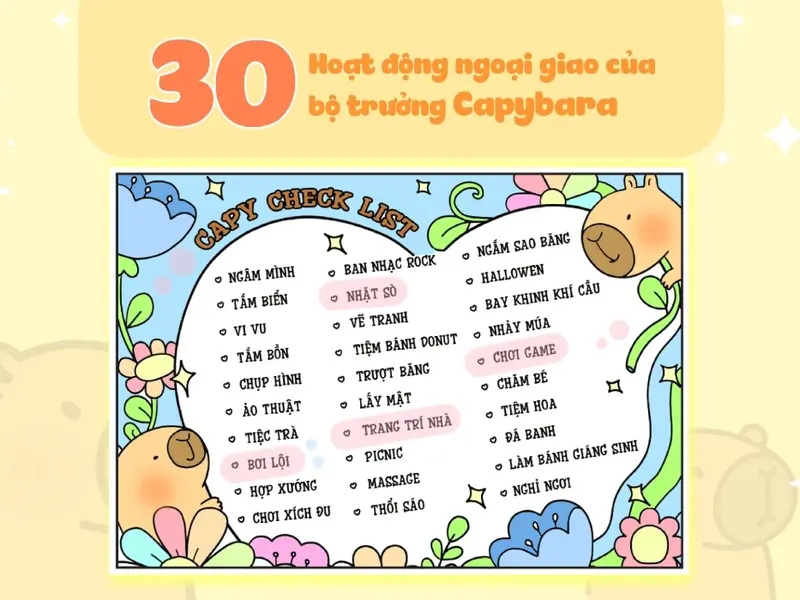 Sách Tô Màu Chữa Lành - Capy Và Những Người Bạn - MEGA - Newshop 5
